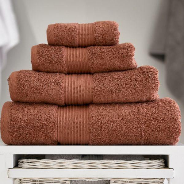 Bliss Towel Pima Cotton 650gsm - Copper - Williamsons Factory Shop