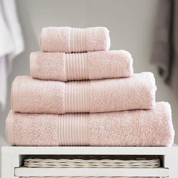 Bliss Towel Pima Cotton 650gsm - Pink-Williamsons Factory Shop