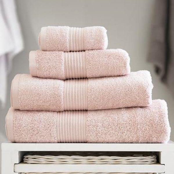 Bliss Towel Pima Cotton 650gsm - Pink - Williamsons Factory Shop