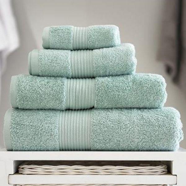 Bliss Towel Pima Cotton 650gsm - Spearmint-Williamsons Factory Shop