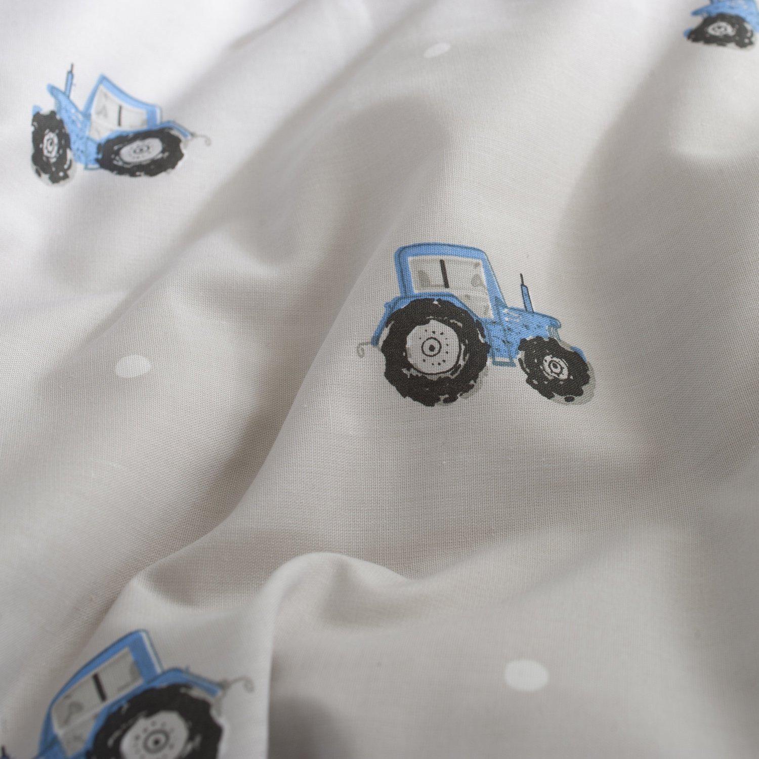 Blue Tractor Duvet Cover Set-Williamsons Factory Shop