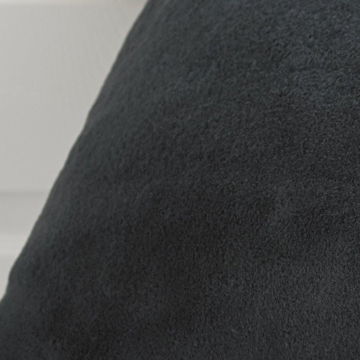 Bolingbroke Faux Fur Cushion - Charcoal-Williamsons Factory Shop
