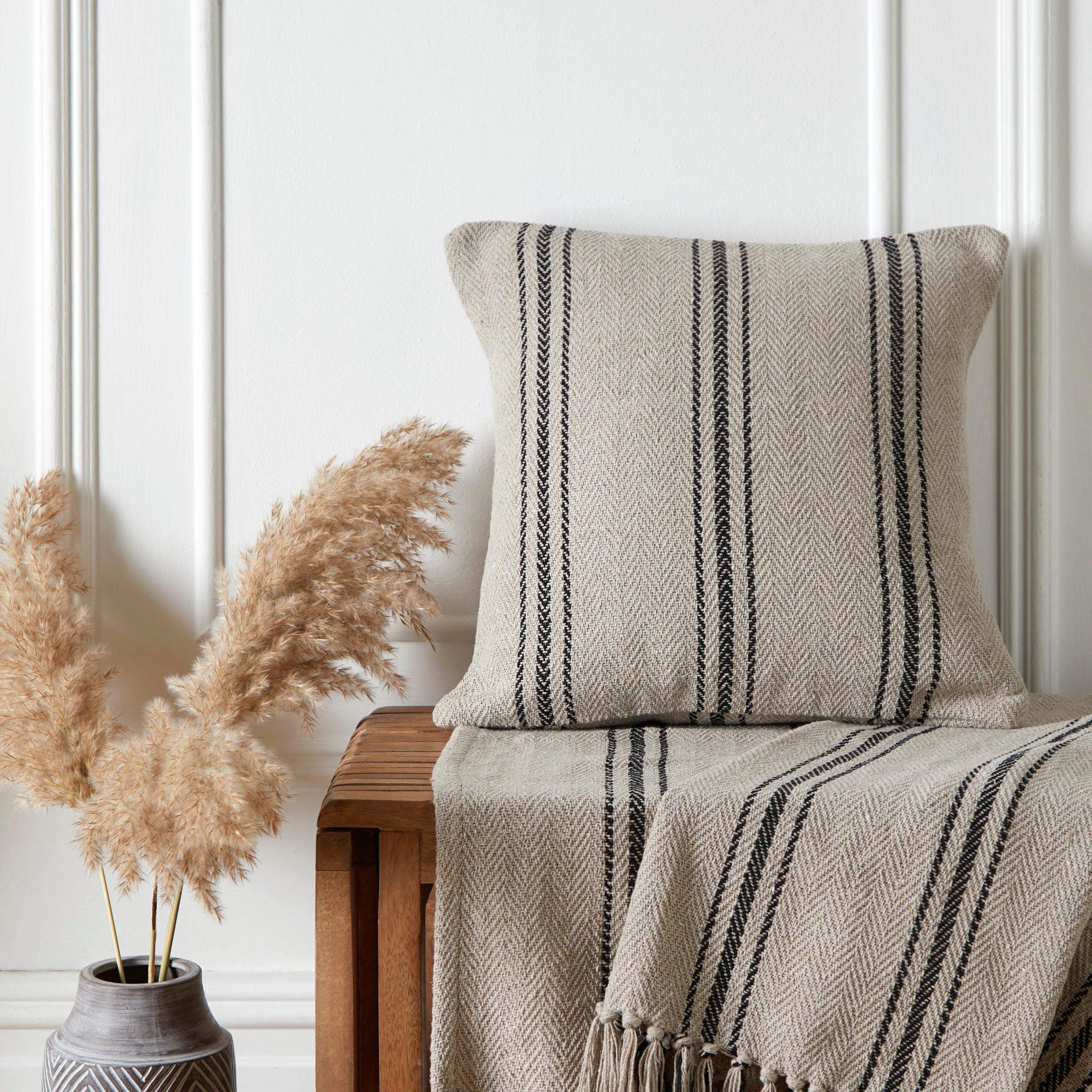 Drift Home Brinley Recycled Cotton Throw - Natural