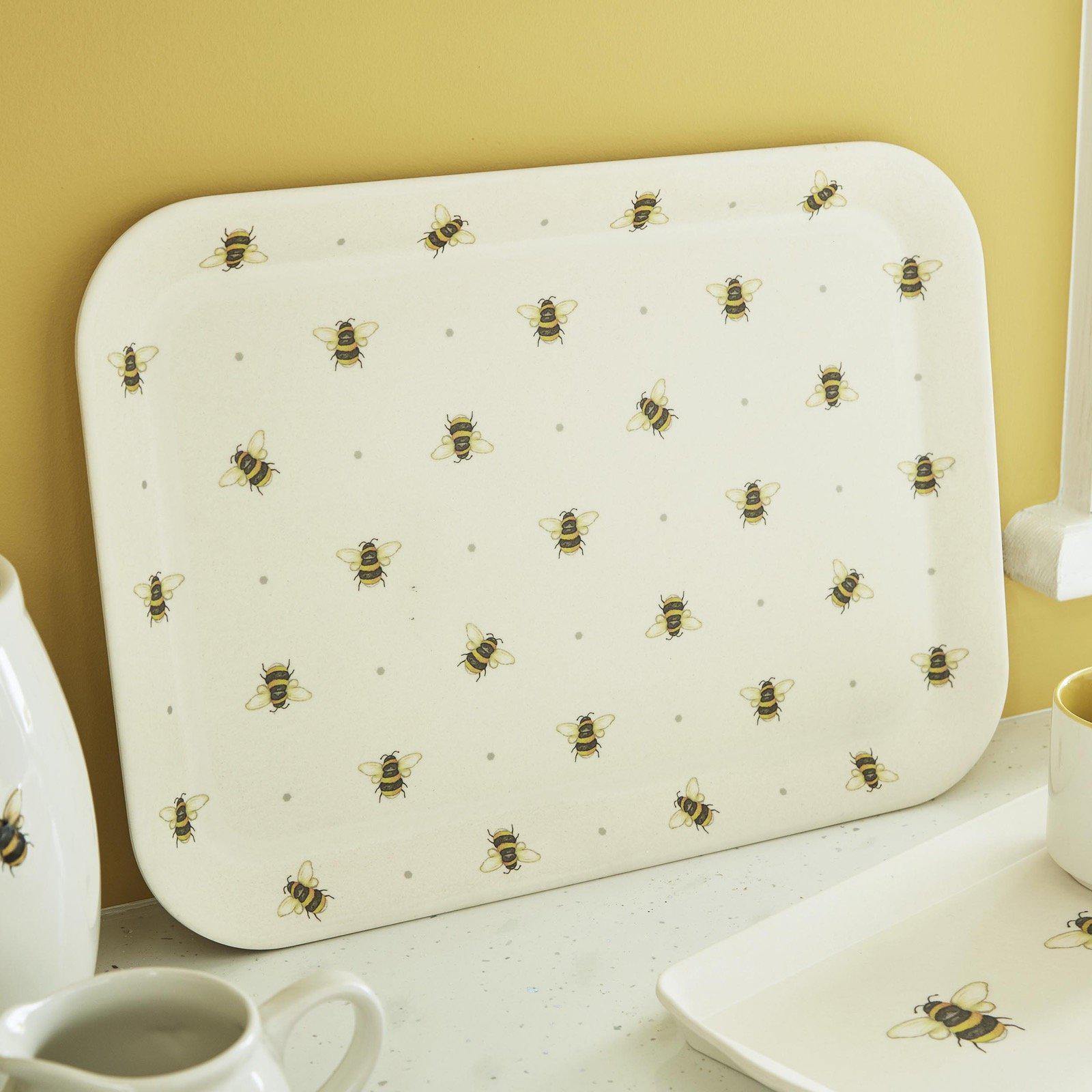 Bumble Bees Bamboo Tray-Williamsons Factory Shop