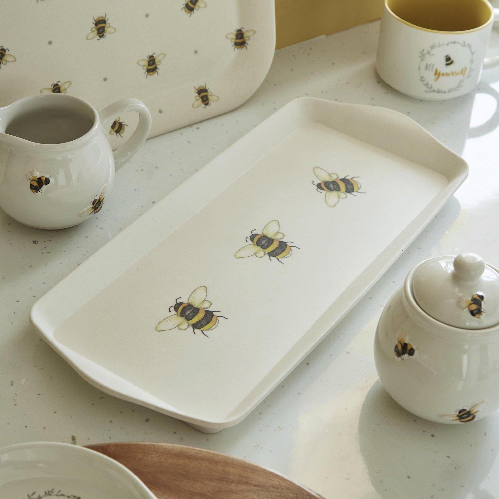Bumble Bees Bamboo Tray-Williamsons Factory Shop
