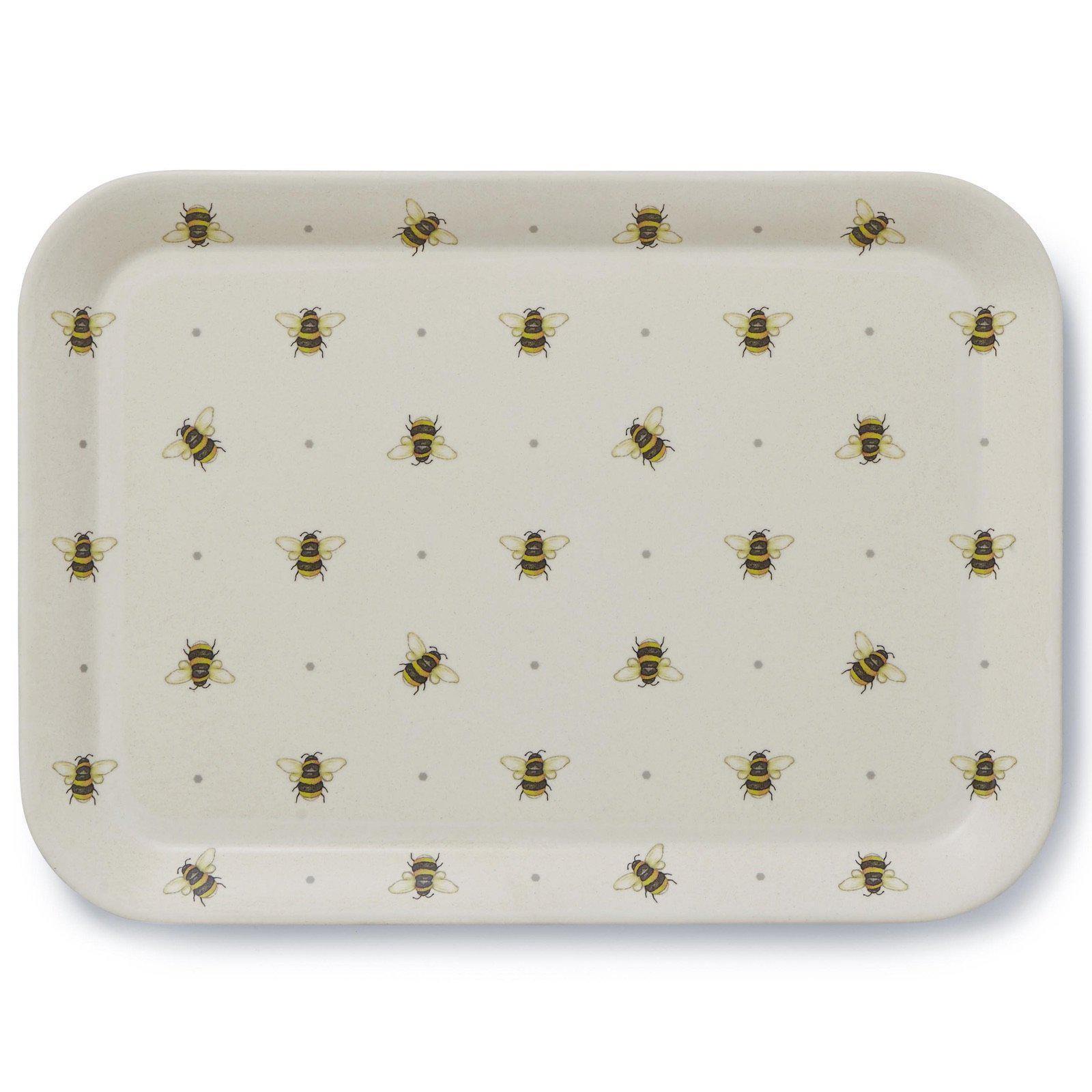 Bumble Bees Bamboo Tray-Williamsons Factory Shop