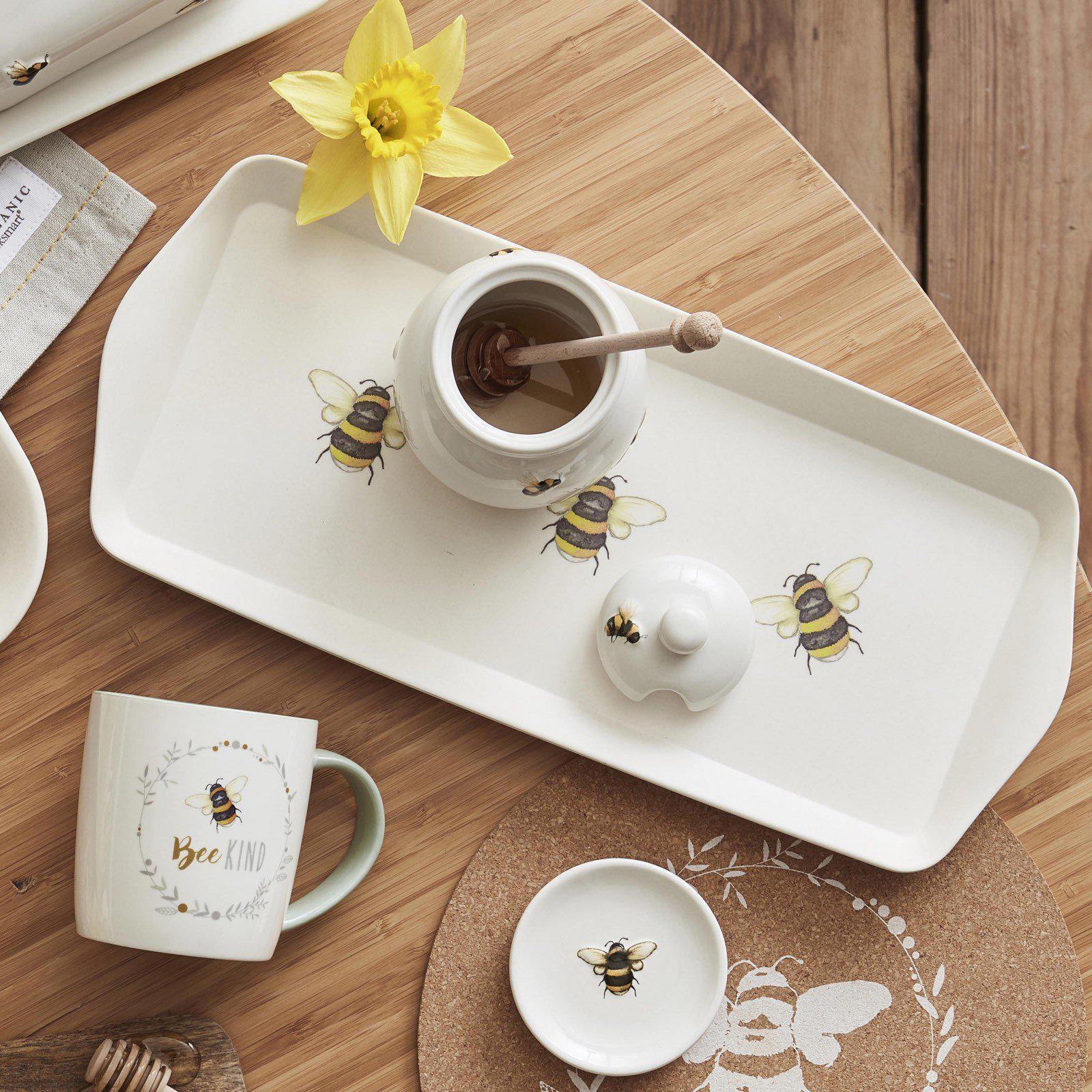 Bumble Bees Barrel Mug - Bee Kind-Williamsons Factory Shop