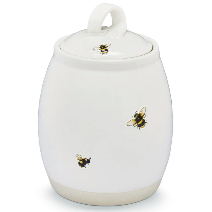 Bumble Bees Ceramic Biscuit Canister-Williamsons Factory Shop