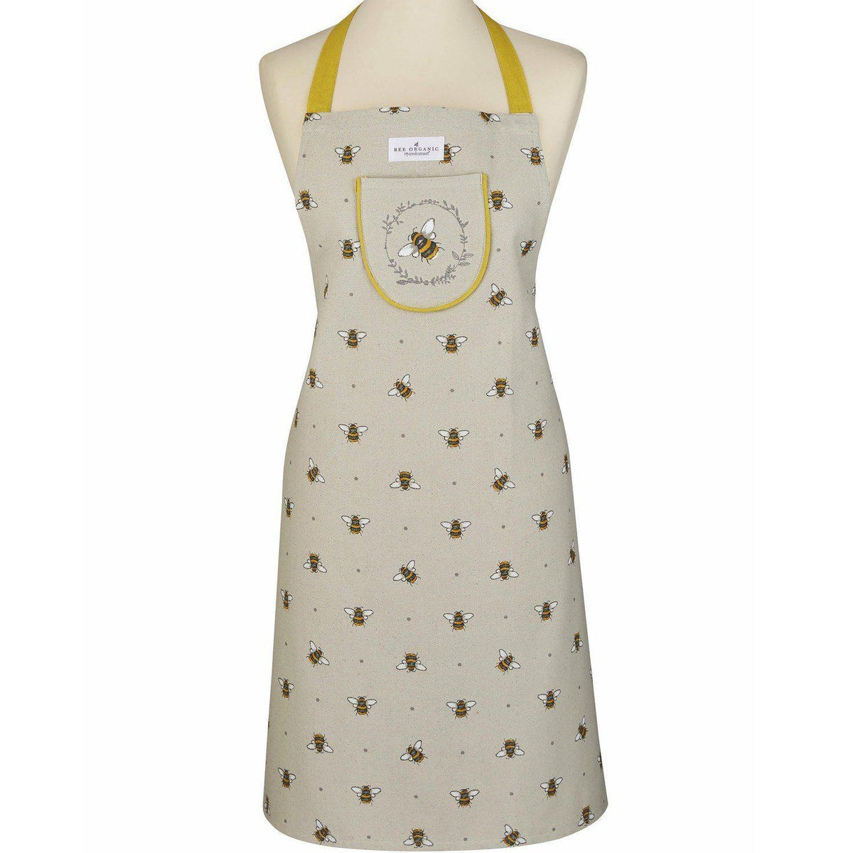 Bumble Bees Cotton Apron - Williamsons Home