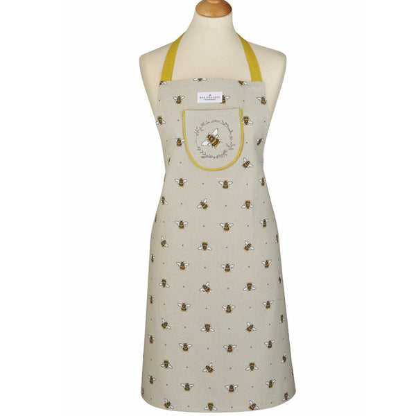 Bumble Bees Cotton Apron - Williamsons Factory Shop