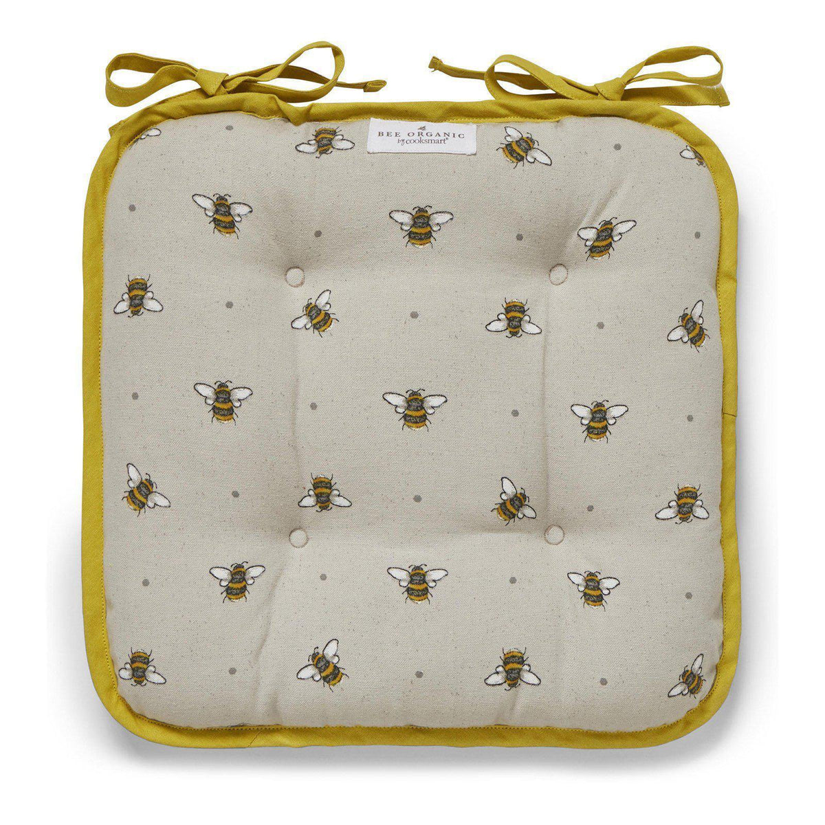 Bumble Bees Seat Pad - Williamsons Home