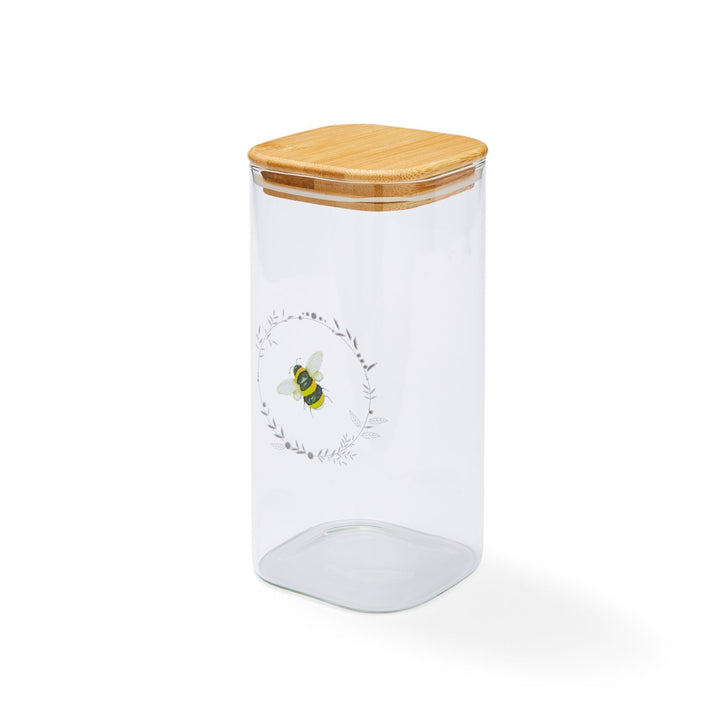 Bumble Bees Glass Storage Jar - Williamsons Factory Shop