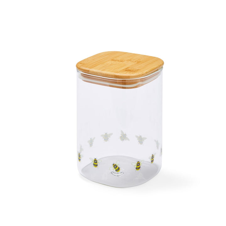 Bumble Bees Glass Storage Jar - Williamsons Factory Shop
