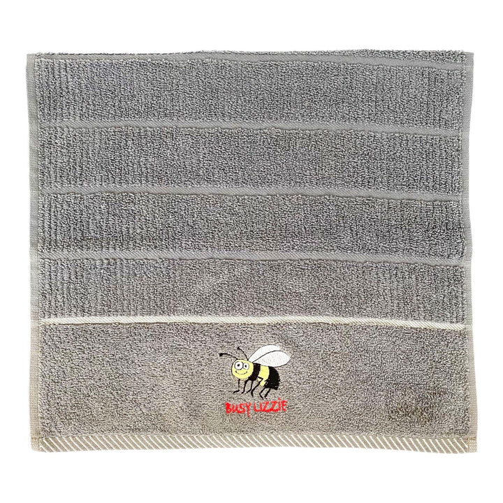 Busy Lizzie Kitchen Towels - Grey - Williamsons Factory Shop