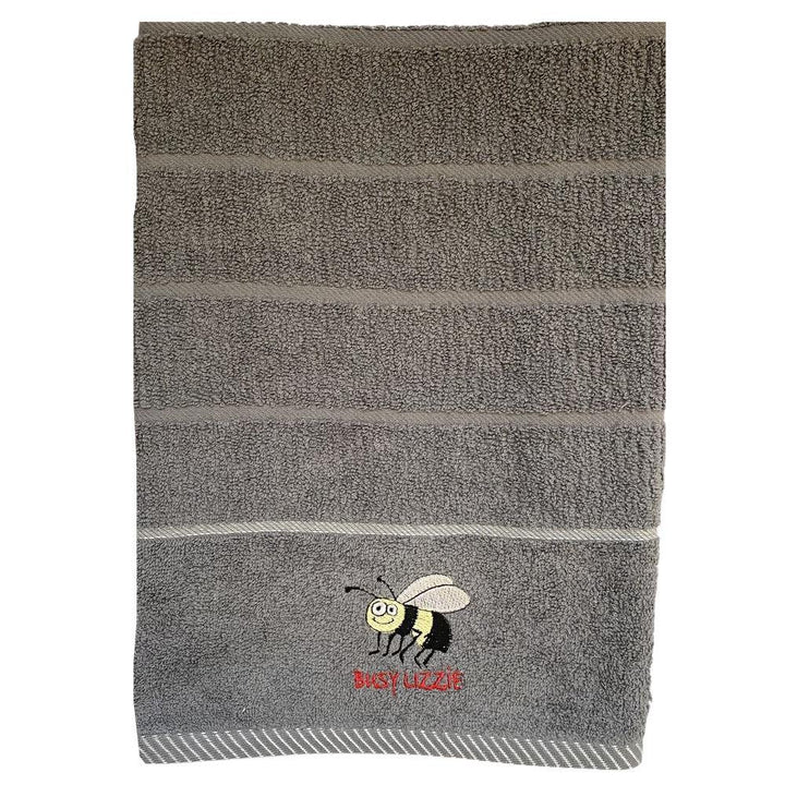Busy Lizzie Kitchen Towels - Grey - Williamsons Factory Shop