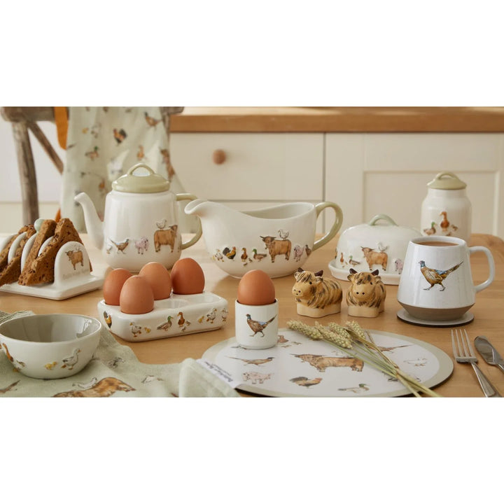 Buttercup Farm Ceramic Salt & Pepper Shaker Set - Williamsons Factory Shop