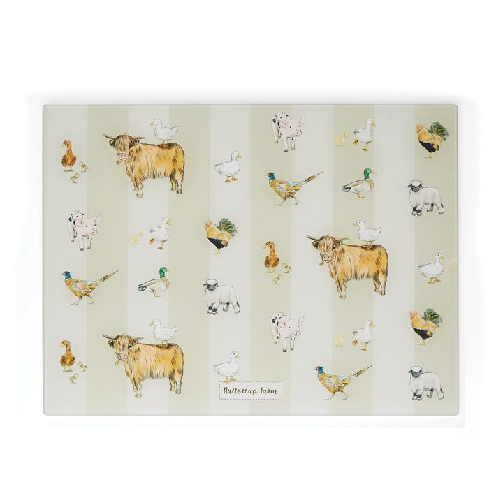 Buttercup Farm Glass Worktop Saver - Williamsons Factory Shop