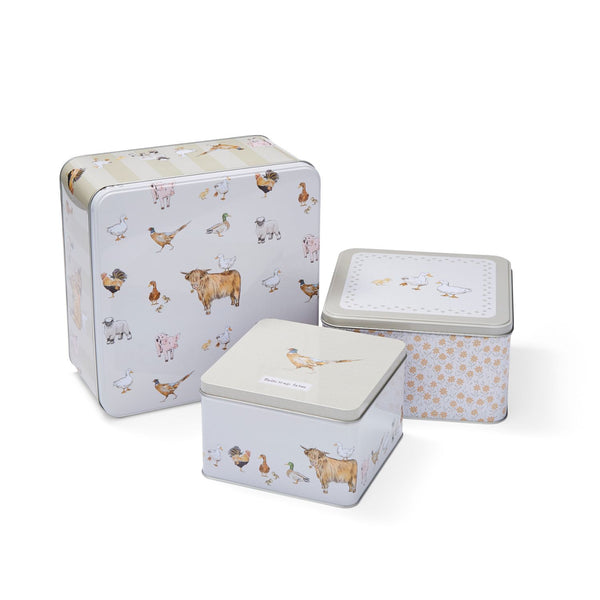 Buttercup Farm Set of 3 Cake Tins - Williamsons Factory Shop