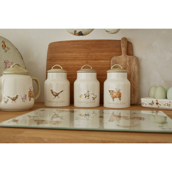 Buttercup Farm Ceramic Coffee Canister - Williamsons Factory Shop