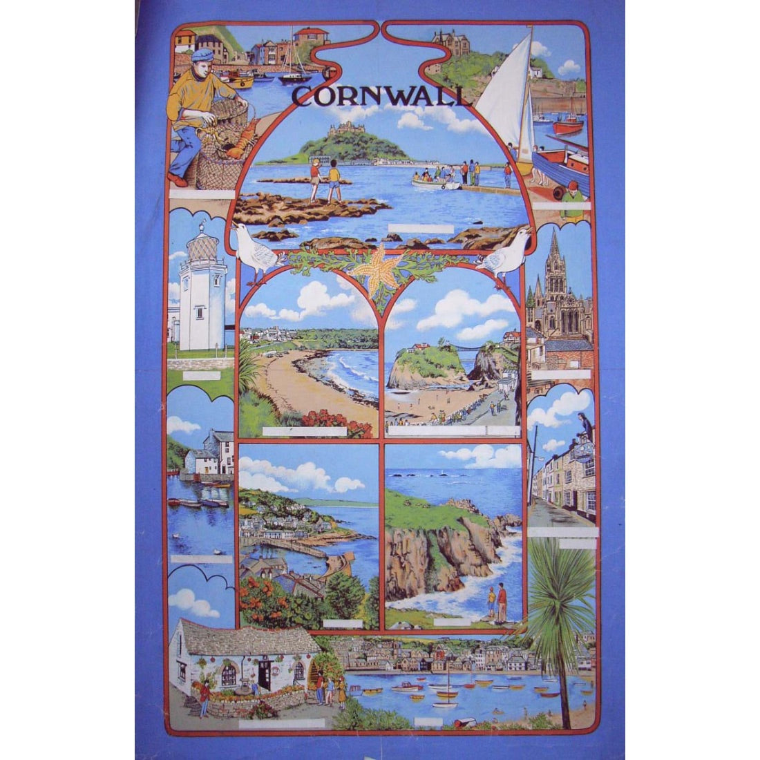 Cornwall Cotton Tea Towel - Williamsons Home