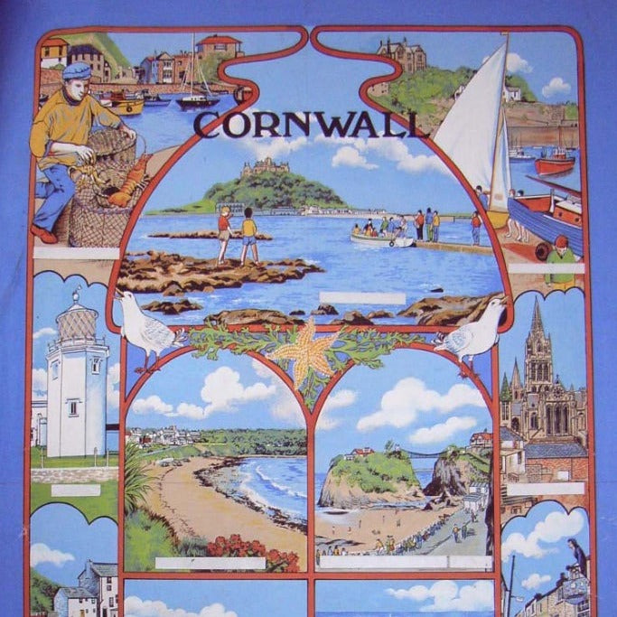 Cornwall Cotton Tea Towel