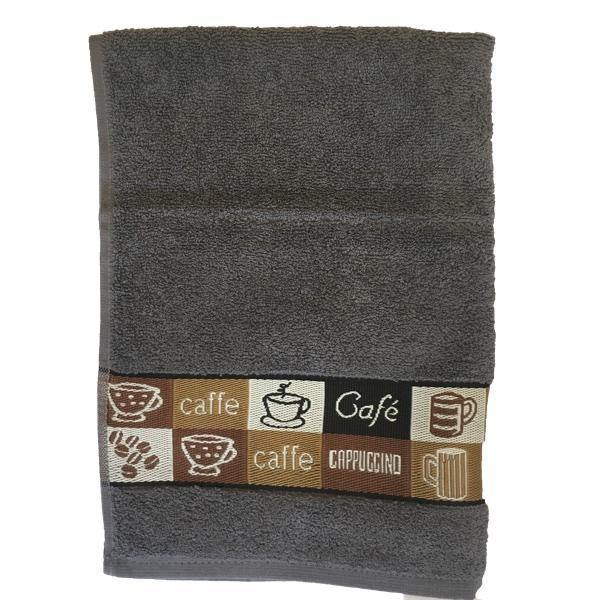 Cafe Cafe Grey Kitchen Towel-Williamsons Factory Shop