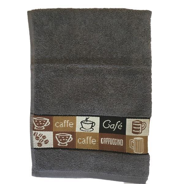 Cafe Cafe Grey Kitchen Towel - Williamsons Factory Shop