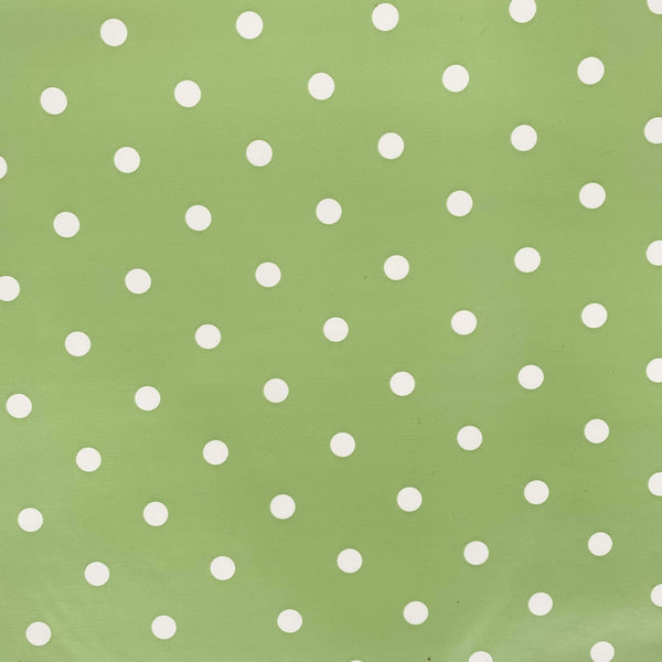 Capri Luxury Vinyl Tablecloth - Green - Williamsons Factory Shop