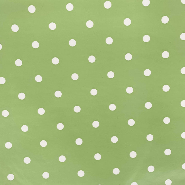 Capri Luxury Vinyl Tablecloth - Green - Williamsons Factory Shop