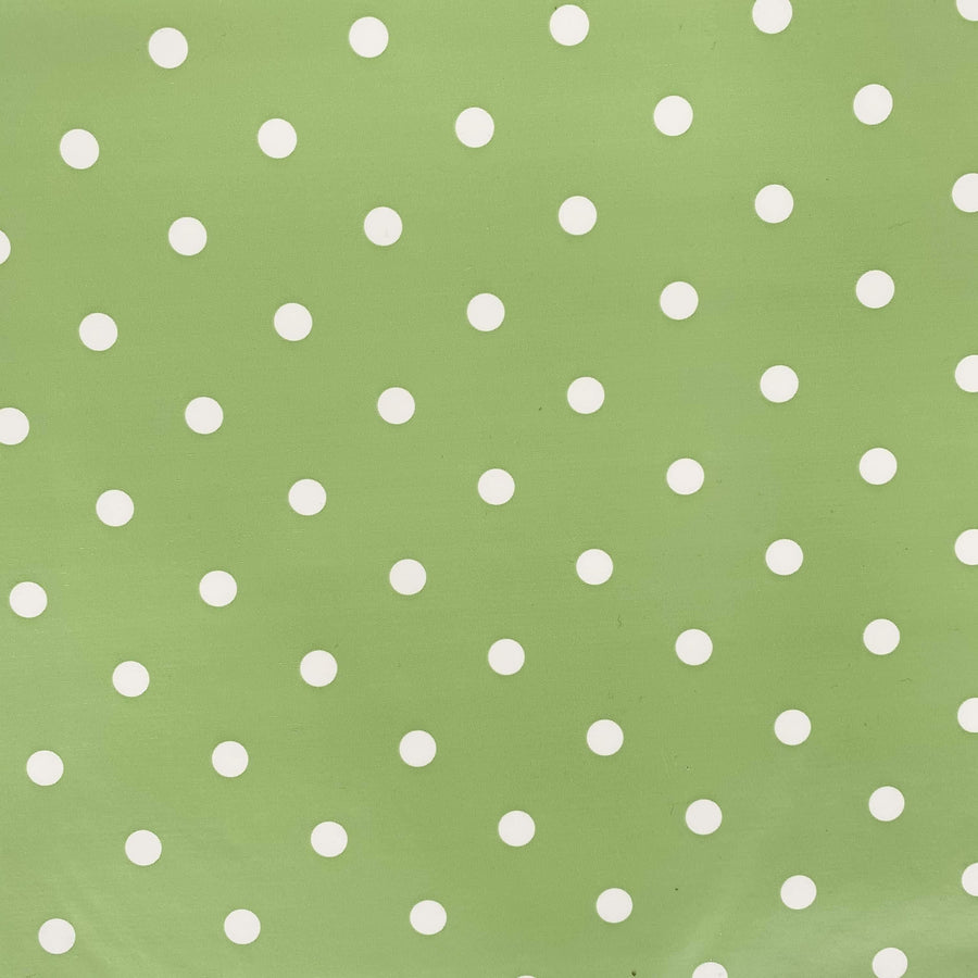 Capri Luxury Vinyl Tablecloth - Green - Williamsons Factory Shop