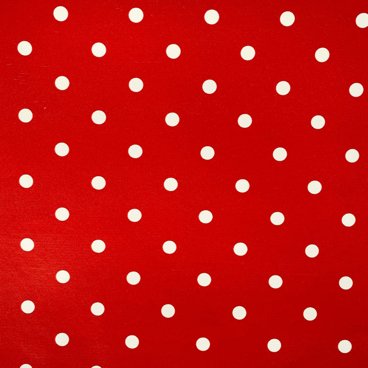 Capri Luxury Vinyl Tablecloth - Red-Williamsons Factory Shop