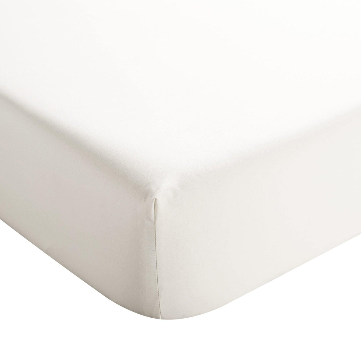 Christy Sateen Cotton Fitted Sheets 400TC – Ivory - Williamsons Home