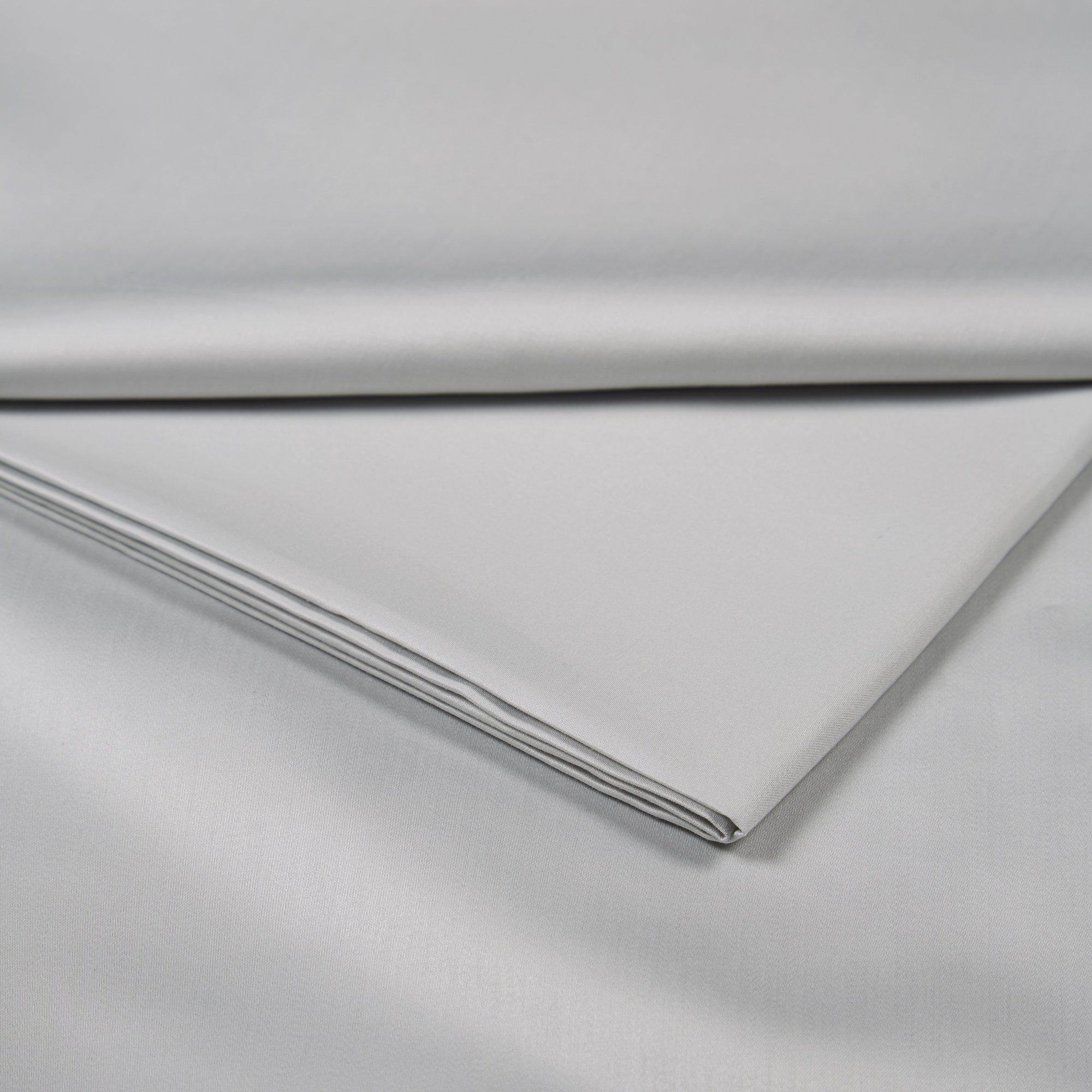 Christy Sateen Cotton Fitted Sheets 400TC – Platinum-Williamsons Factory Shop