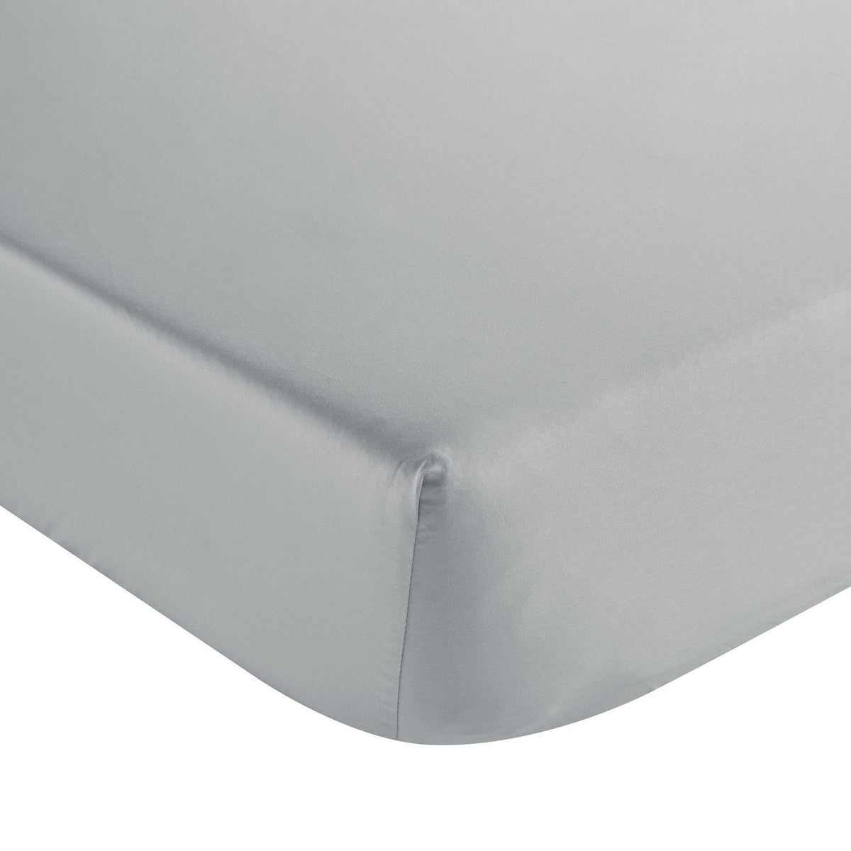 Christy Sateen Cotton Fitted Sheets 400TC – Platinum - Williamsons Home