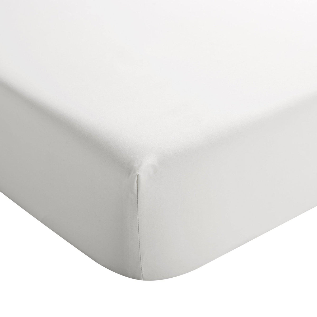 Christy Sateen Cotton Fitted Sheets 400TC – White - Williamsons Home