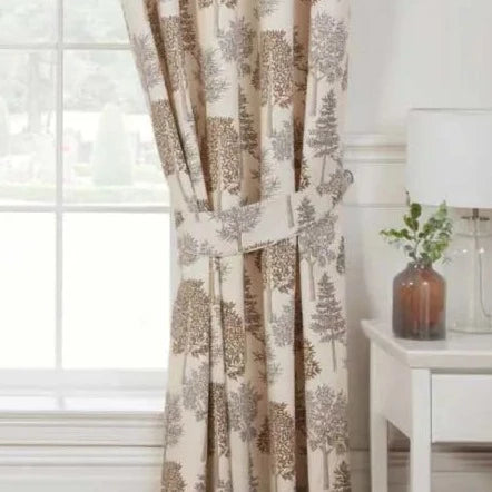 Sundour Coppice Pencil Pleat Curtains - Natural
