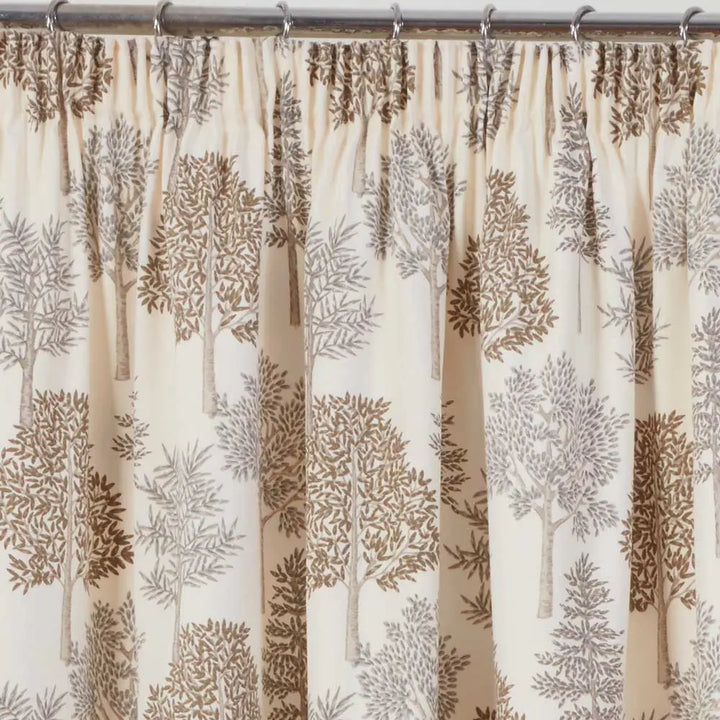 Sundour Coppice Pencil Pleat Curtains - Natural