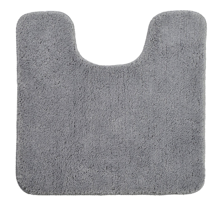 Antron Luxury Non-Slip Pedestal Mat - Dove Grey - Williamsons Factory Shop