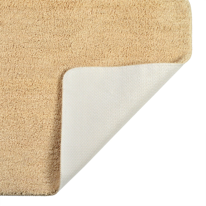 Antron Luxury Non-Slip Pedestal Mat - Beige - Williamsons Factory Shop
