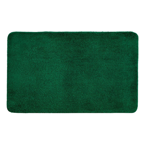 Antron Luxury Non-Slip Bath Mat - Dark Green - Williamsons Factory Shop