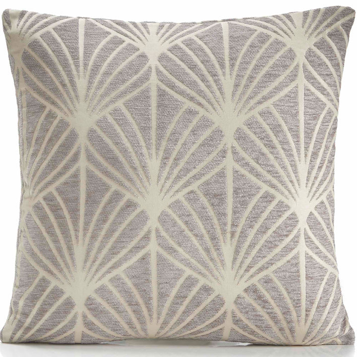 Deco Chenille Cushion Cover - Silver - Williamsons Factory Shop