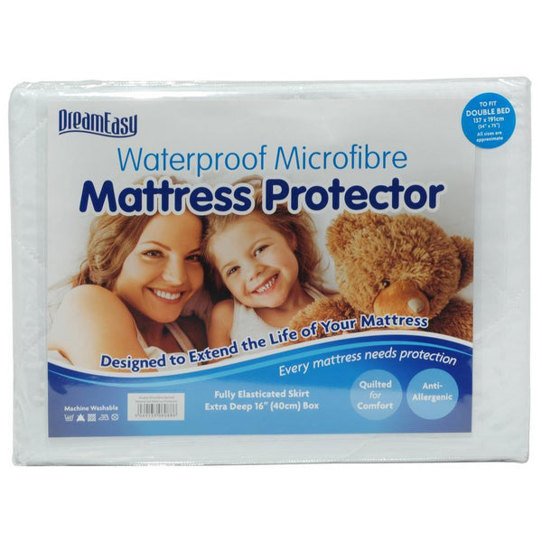DreamEasy Waterproof Quilted Mattress Protector - Williamsons Factory Shop