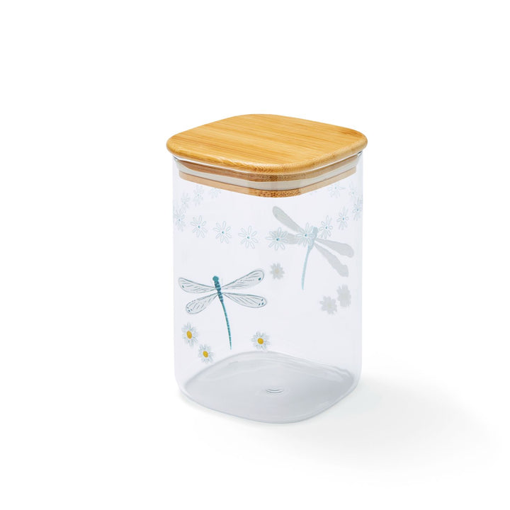 English Meadow Glass Storage Jar - Williamsons Factory Shop