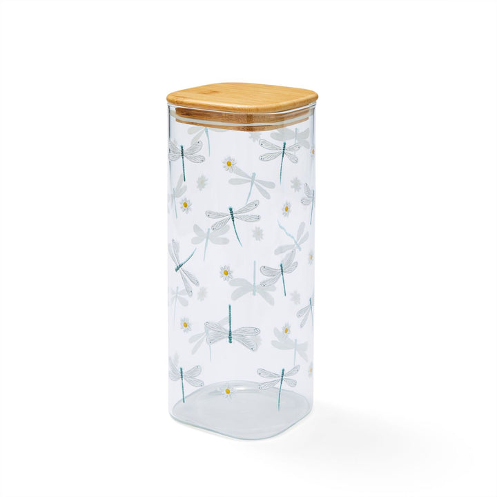 English Meadow Glass Storage Jar - Williamsons Factory Shop