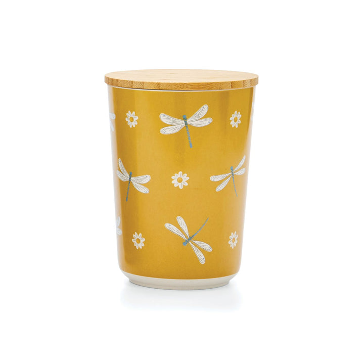 English Meadow Bamboo Canister - Williamsons Factory Shop