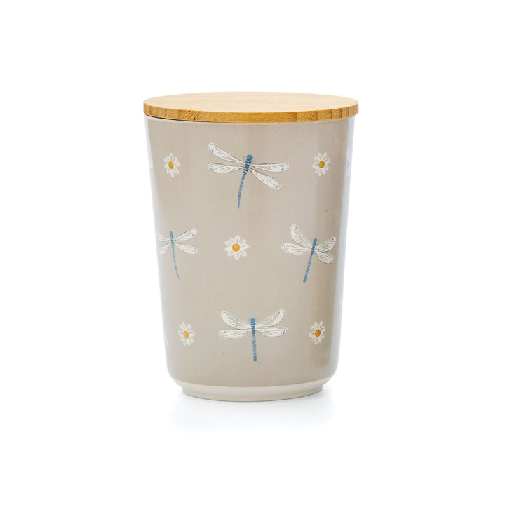 English Meadow Bamboo Canister - Williamsons Factory Shop