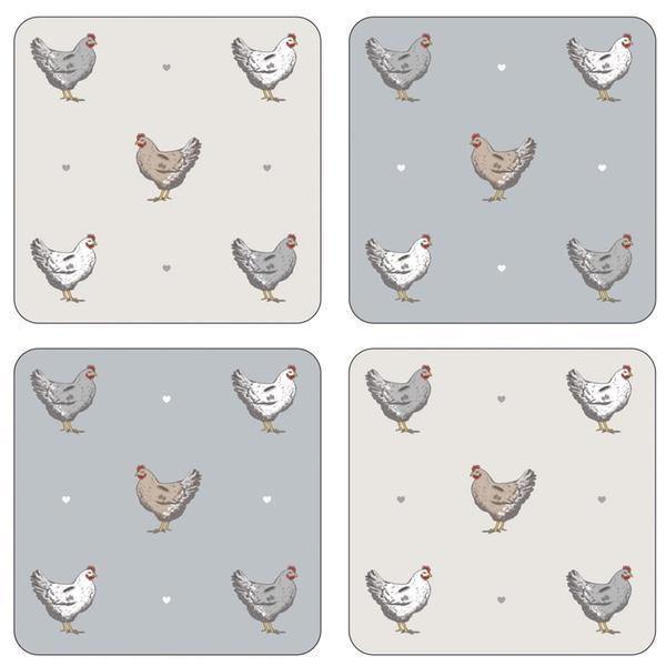 Farmers Kitchen Pack of 4 Coasters - Williamsons Factory Shop