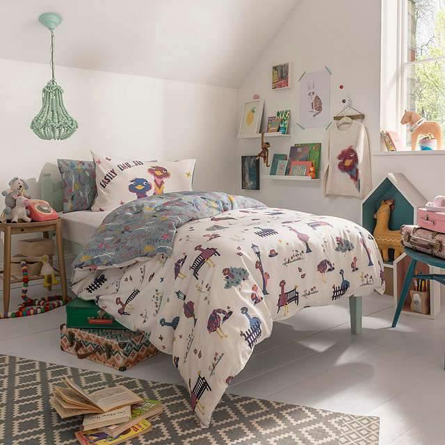 Fat Face Elsie Emu Duvet Cover Set - Williamsons Factory Shop