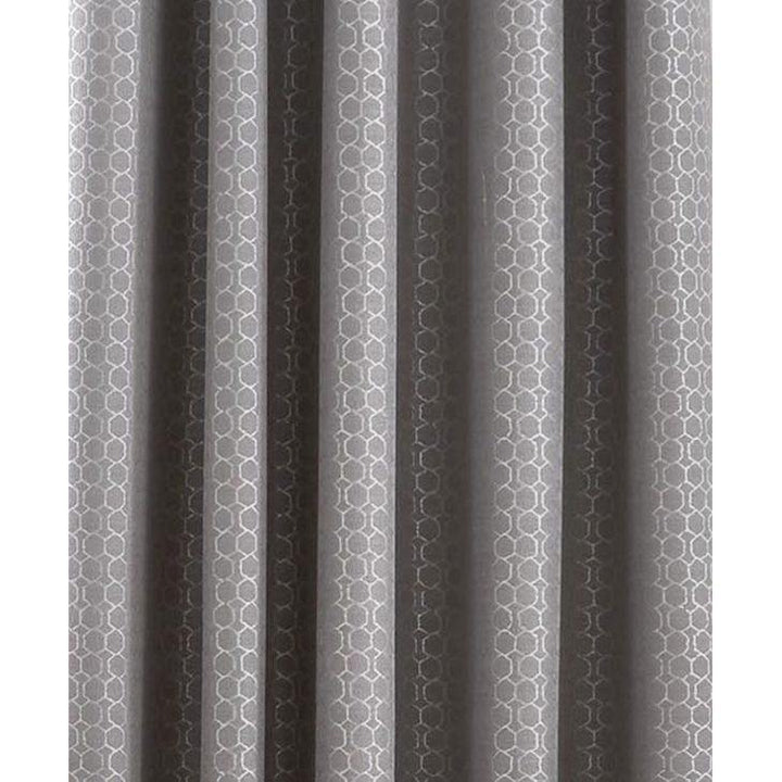 Flynn Eyelet Blackout Curtains - Silver-Williamsons Factory Shop