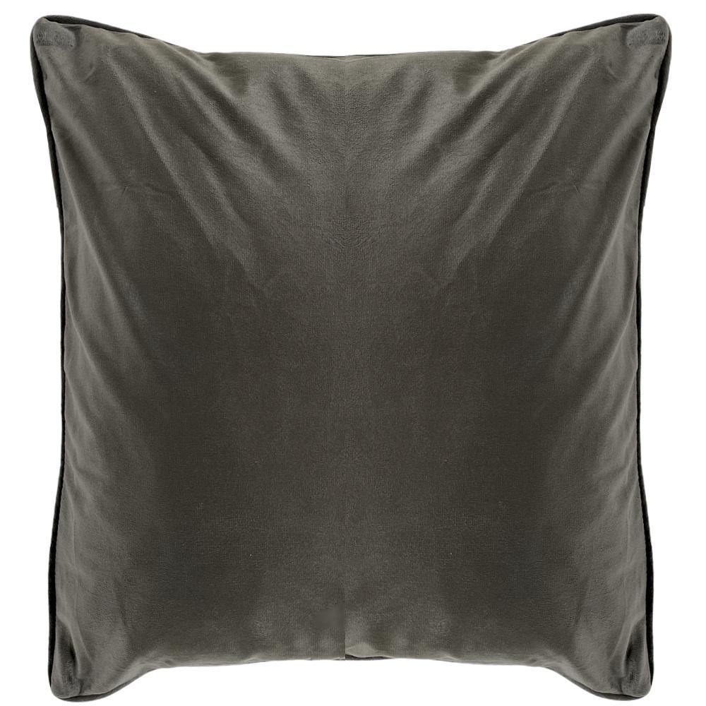 French Velvet Cushion Cover - Granite-Williamsons Factory Shop